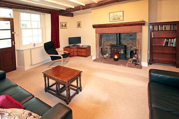 Interior of Rose Cottage: Sitting
                  room